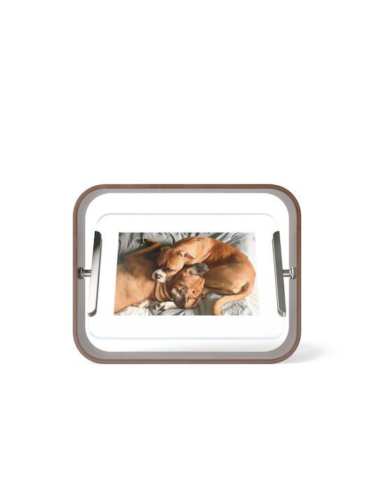 Umbra Wooden Photo Frame With Brown Frame