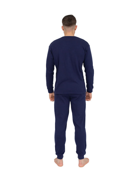 Nina Club Kids Nightwear Winter Blue Top & Bottom Set