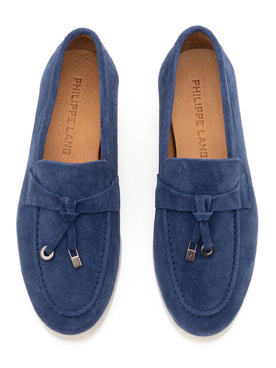 Damen Mokassins in Marineblau Farbe