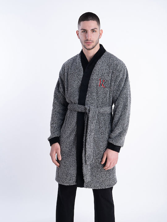 Rachel Winter Herren-Robe Blau