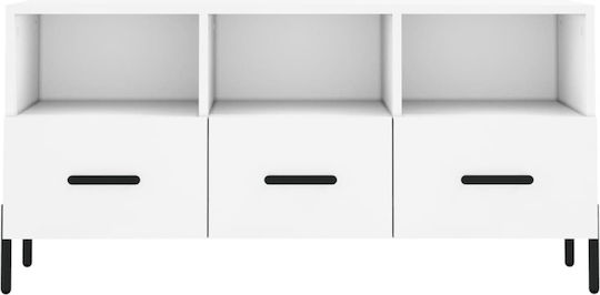 Stand TV Alb L102xA36xÎ50cm
