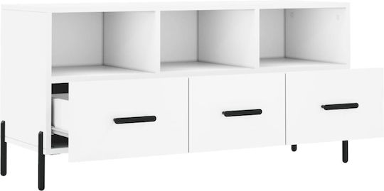 Stand TV Alb L102xA36xÎ50cm
