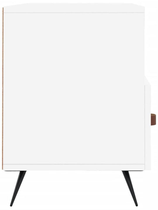 Έπιπλο Τηλεόρασης Λευκό Μ102xΠ36xΥ50cm 829004