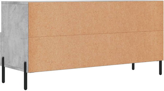 Έπιπλο Τηλεόρασης Γκρι Μ102xΠ36xΥ50cm