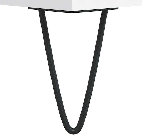 Έπιπλο Τηλεόρασης Λευκό Μ100xΠ34.5xΥ44.5cm