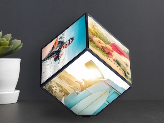 I-Total Magic Cube Multi Bilderrahmen 6 Plätze Kunststoff