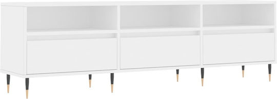 Έπιπλο TV Επιδαπέδιο Λευκό 150x30x44.5εκ.