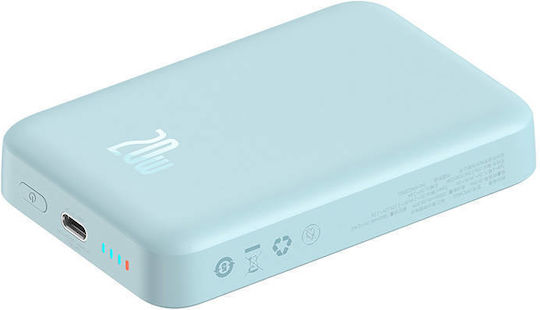 Baseus Mini Power Bank 10000mAh 20W с USB-C порт Power Delivery Син