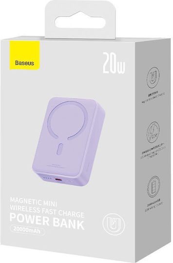 Baseus Mini Power Bank 20000mAh 20W Power Delivery Lila