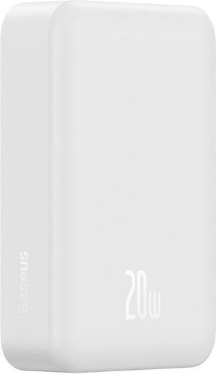 Baseus Mini Power Bank 20000mAh 20W с USB-C порт Power Delivery Бял