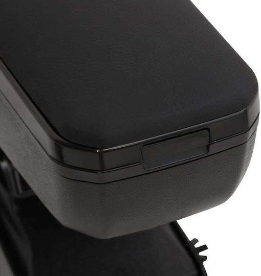 vidaXL Car Leather Armrest Universal Black