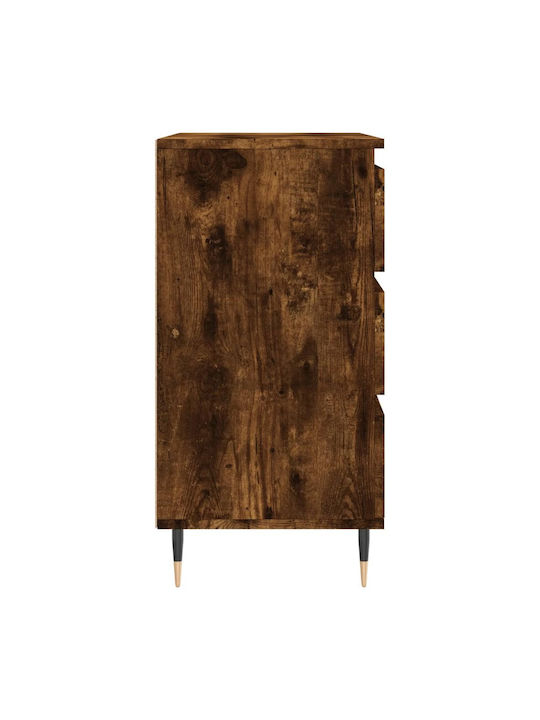 Wooden Chest of Drawers with 3 Drawers 60x35x70cm