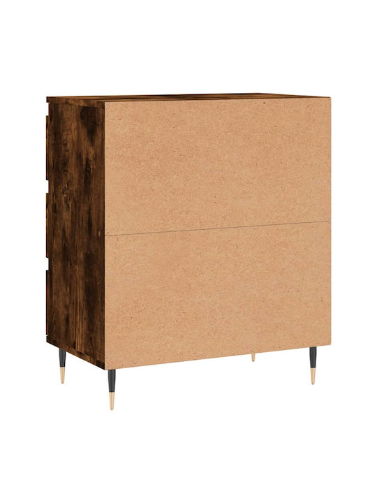 Wooden Chest of Drawers with 3 Drawers 60x35x70cm