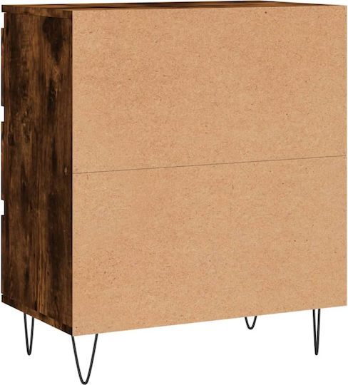Wooden Chest of Drawers with 3 Drawers 60x35x70cm