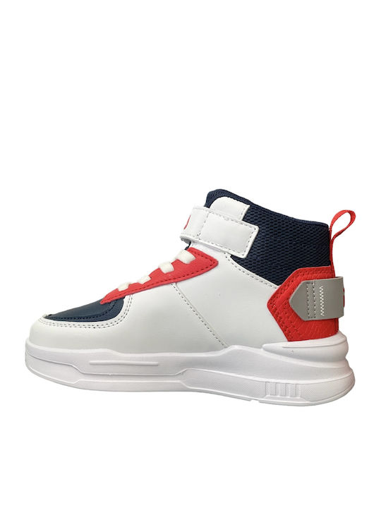 Memory Ayo 2 Kids Sneakers High with Scratch White