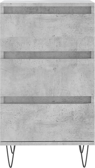 Comoda pentru Dormitor cu 3 sertare Gri 40x35x70buc