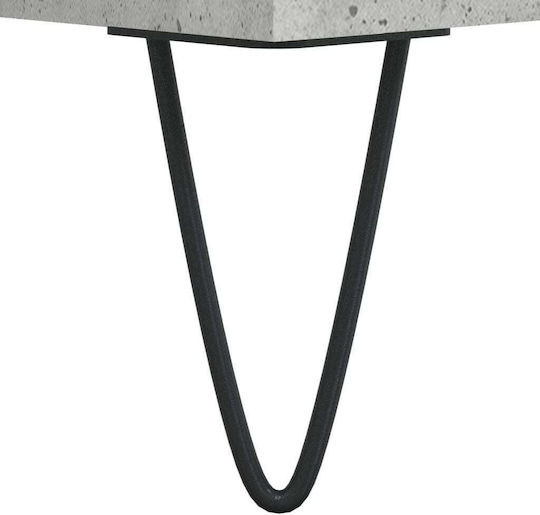 Comoda pentru Dormitor cu 3 sertare Gri 40x35x70buc