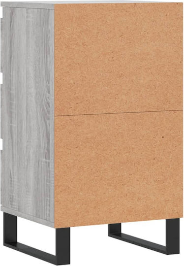 Wooden Bedroom Chest of Drawers with 3 Drawers 40x35x70cm