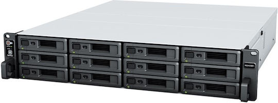 Synology RackStation RS2423+ NAS Rack με 12 θέσεις για HDD/SSD και 2 θύρες Ethernet