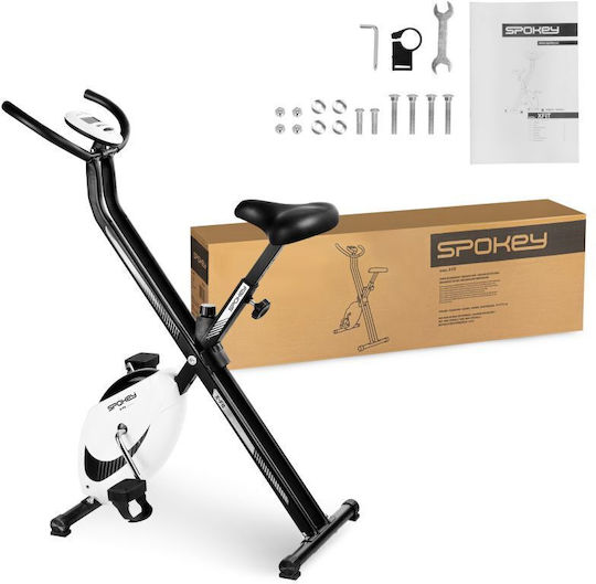 Spokey Xfit Сгъваемо Право Велосипед за Фитнес Магнитно