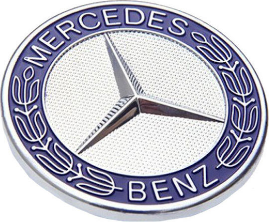 Carner Car Signal Stickers Mercedes-Benz 5.7cm for Car Hood in Blue Color 1pcs