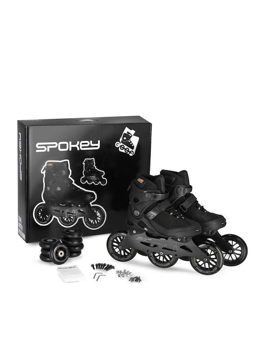 Spokey Prime Pro Inline Rollers Μαύρα Ενηλίκων