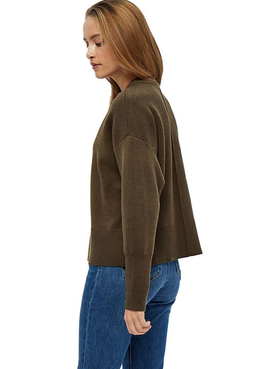 Peppercorn Rosalia Women's Long Sleeve Sweater Brown