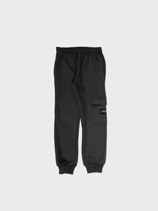 Action Sportswear Kids Sweatpants Black 1pcs