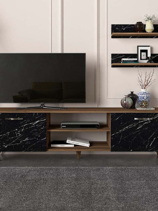 TV Stand Geacles Brown L180xD40xH50cm