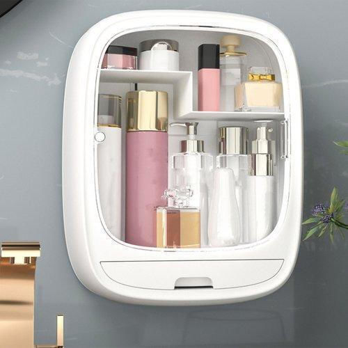 Organizator Cosmetice Cu 1 Sertar Alb 33.5x27x10.5cm