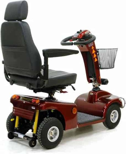 Shoprider Vitorius Scaun Cu Rotile Scooter Scaun Cu Rotile Electric Negru / Roșu 0811144 Roșu