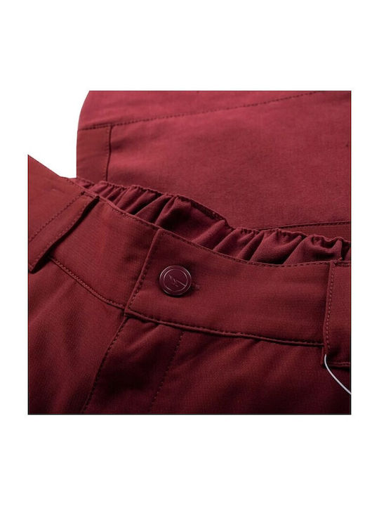 Damen Stoff Hose Rot