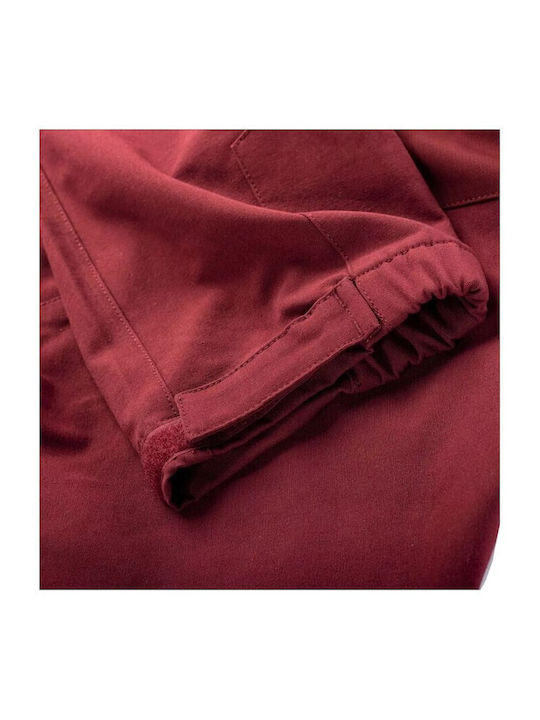 Damen Stoff Hose Rot