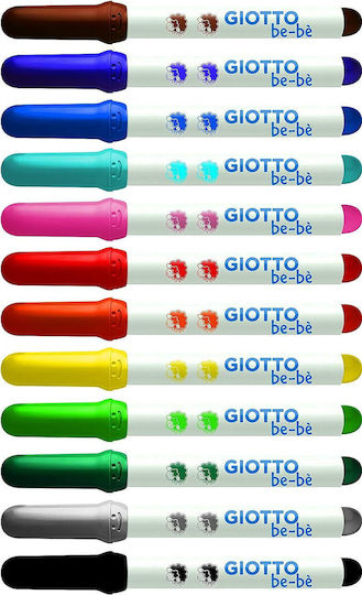 Giotto Bebe Lavabili Markere de Desen 5mm Set 12buc