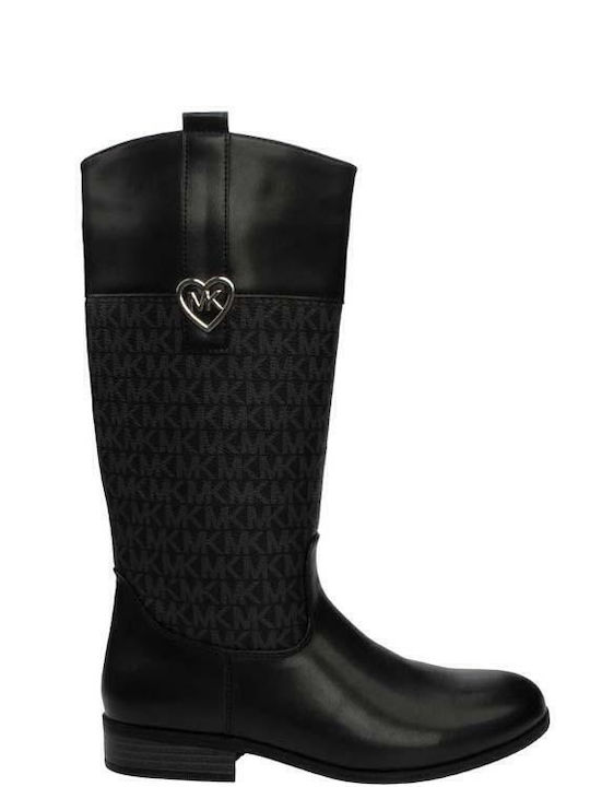 Finley Heart Kinderstiefel mit Reißverschluss Schwarze