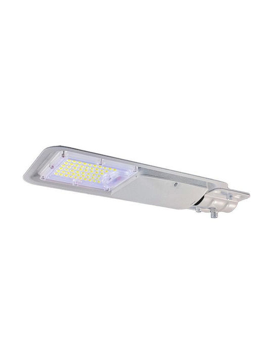 Geyer Außenstehlampe LED Straße 150W mit Natürliches Weiß Licht IP65 Silber