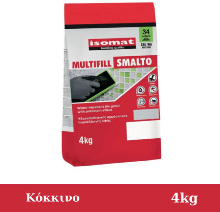 Isomat Multifill Smalto 1-8 Tile Joint Filler 13 Red 4kg