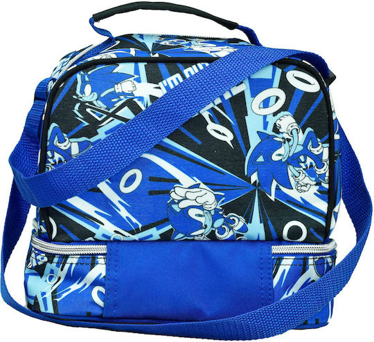 Gim School Shoulder Lunch Bag 4.5lt Blue Harry Potter 20 x 15 x 21cm