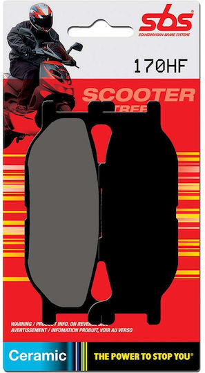 SBS Τακάκια Μοτοσυκλέτας Εμπρός για Yamaha T-MAX 500 / YP 400 Majesty