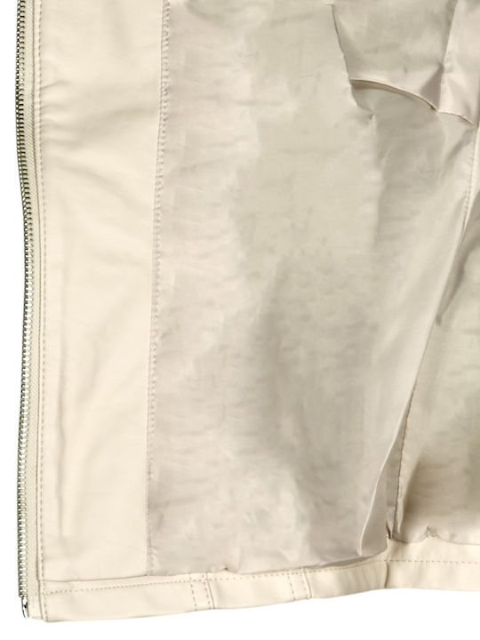 Favodona Jachetă de femei Biker Jacket Fulgi de ovăz