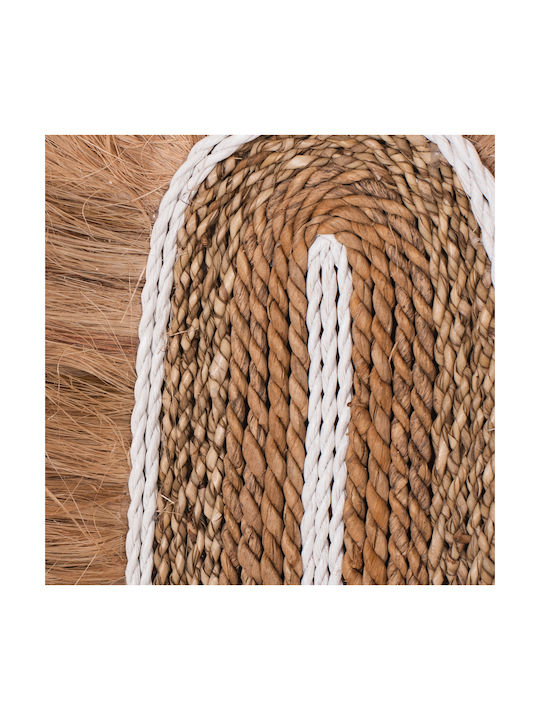 Freebox Wall Decor Brown Wicker Material 32x8x58cm