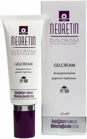 Cantabria labs Neoretin Cremă de Față de Zi 24h cu SPF50 pentru Anti-îmbătrânire, Pete Pigmentare și Albire cu Peptide 40ml