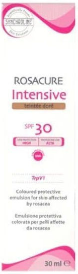 Synchroline Rosacure Intensive Dore Хидратиращ Крем за Лице с Цвят и SPF30 Против Несъвършенства и Акне 30ml