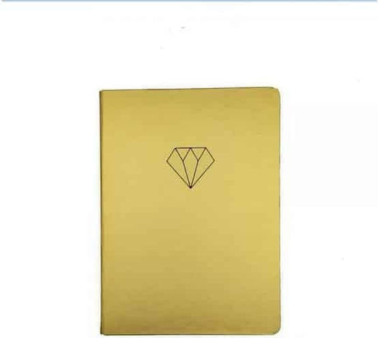 Funkyfish Notizbuch A5 mit Hartcover Gelb