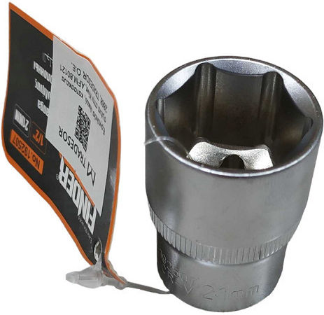 Finder Καρυδάκι Εξάγωνο με Καρέ Υποδοχής 1/2" Διάμετρος 20mm