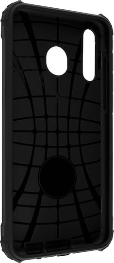Techsuit Hybrid Back Cover Πλαστικό / Σιλικόνης Μαύρο (Galaxy A30s)