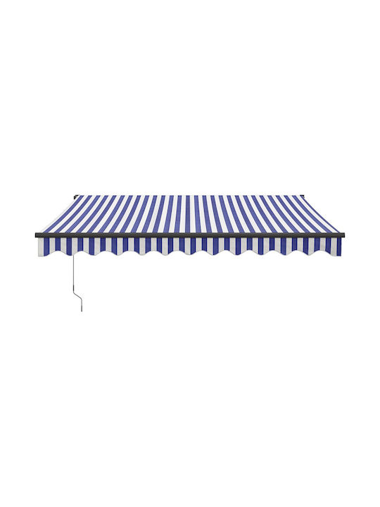 vidaXL Τέντα Βεράντας Μπλε 3x2.5m
