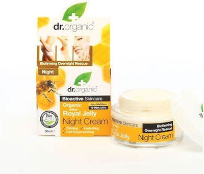 Dr.Organic Royal Jelly Feuchtigkeitsspendend Creme Gesicht Nacht 50ml