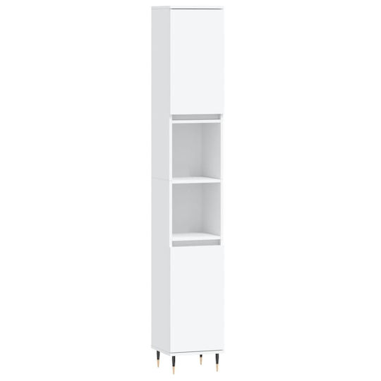 vidaXL Στήλη Μπάνιου Τοίχου 30x30x190cm Δρυς