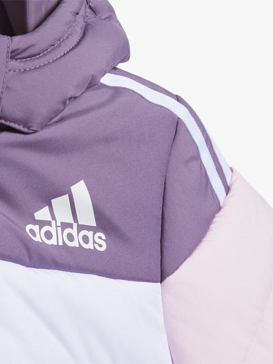 Kids' Sports Jacket Short with Hood Shadow Violet